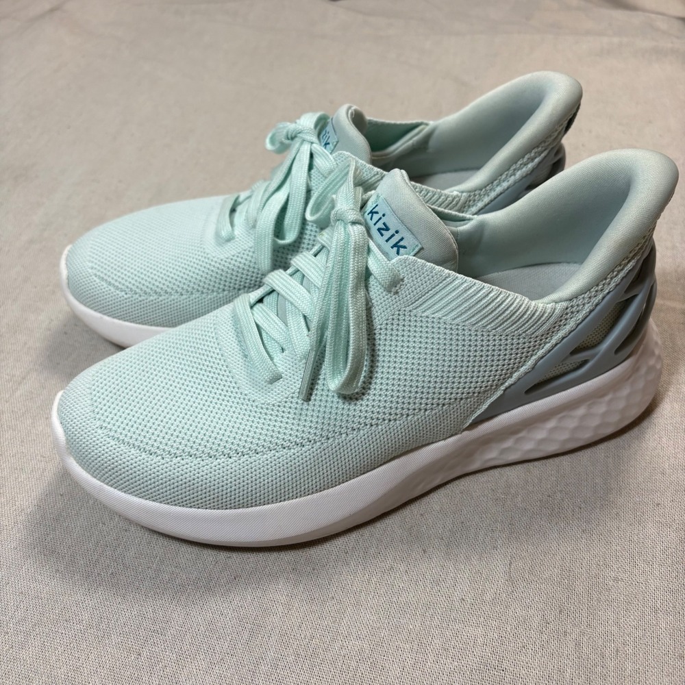 Kizik Athens Hands Free Sneakers Mint Green Womens 7.5 Mens 6 A2FC DATHMT01-1D - Picture 3 of 7